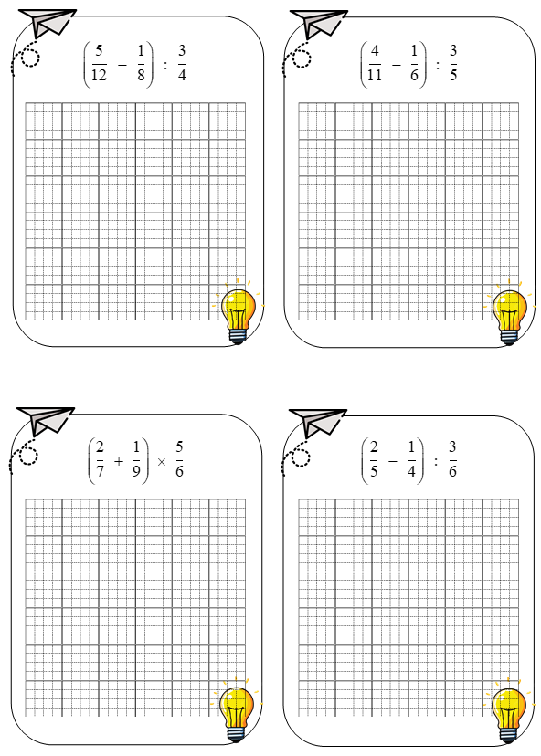 Tính giá trị biểu thức (1/2 + 1/3) x 3/4 = (ảnh 7)