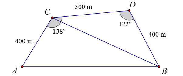 Trên đoạn đường hành trình giữa hai điểm A và B có một ngọn núi, chính vì vậy đã phải đi (ảnh 2)