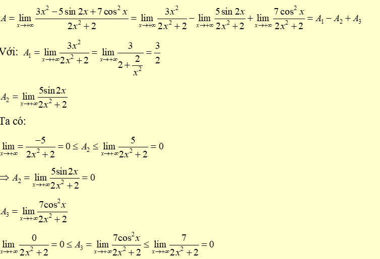 Cho giới hạn  với a,b thuộc R . Khi đó: T = a - b bằng nao nhiêu (ảnh 1)