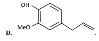 Hợp chất hữu cơ X là thành phần chính trong tinh dầu cây đinh hương và cây hương nhu (ảnh 5)
