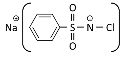 Chloramine B (B là benzene) là hợp chất có tính sát trùng cao, hạn sử dụng lâu dài (ảnh 1)