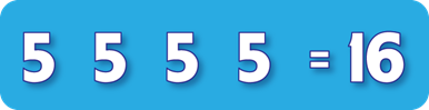 A blue background with white numbers
Description automatically generated