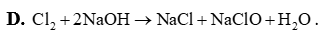 Phương trình điện phân nước muối trong máy điện phân là (ảnh 5)