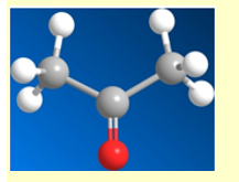 Mô hình phân tử của acetone là (ảnh 1)