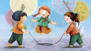 A group of children playing with a skipping rope

AI-generated content may be incorrect.