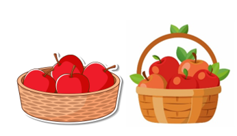 Số?  Rổ bên trái có ……. quả táo. Rổ bên phải có …… quả táo. Cả hai rổ có ……. quả táo.  (ảnh 1)