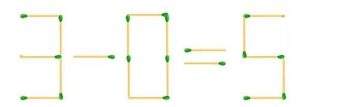 Giải bài toán sau: Bạn Bảo xếp các que diêm thành phép tính sai (như hình vẽ): (ảnh 1)