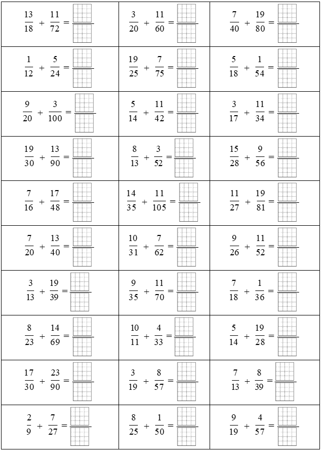 Phép cộng phân số 13/18 + 11/72 = (ảnh 1)