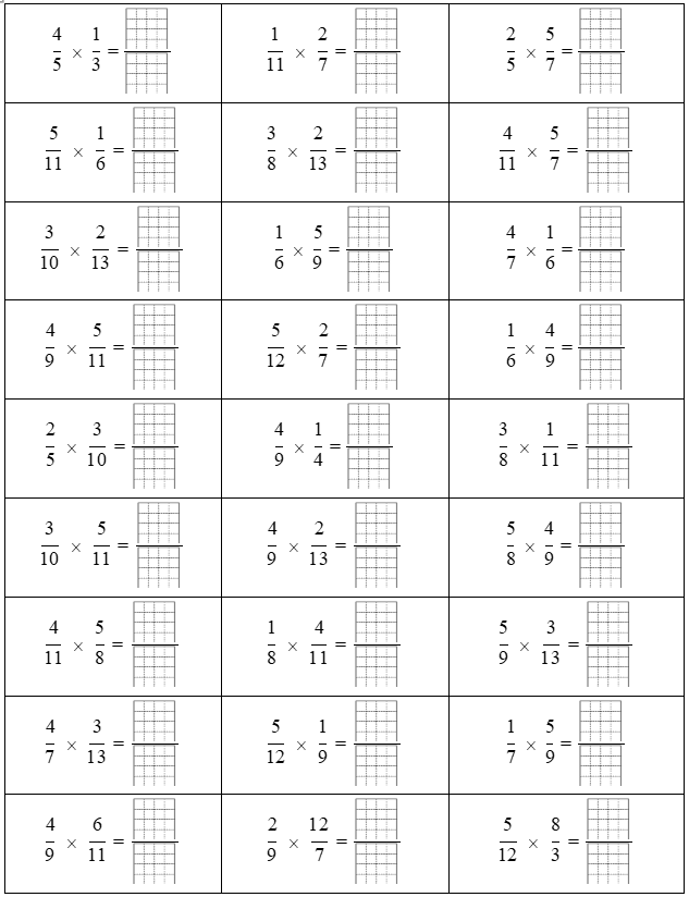 Phép nhân phân số 4/5 x 1/3 = (ảnh 1)