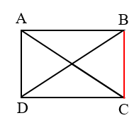 c) Cho hình vẽ dưới đây. Nối 2 điểm B và C tạo thành một hình mới. (ảnh 2)