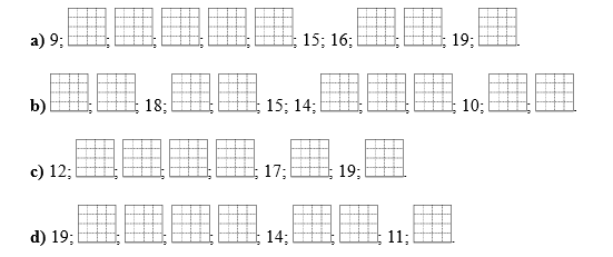 Điền số thích hợp vào ô trống. (ảnh 1)
