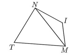 Cho hình vẽ: Có tất cả bao nhiêu góc đỉnh \(N\) trong hình vẽ trên? (ảnh 1)