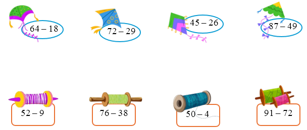 Nối hai phép tính có kết quả bằng nhau: (ảnh 1)