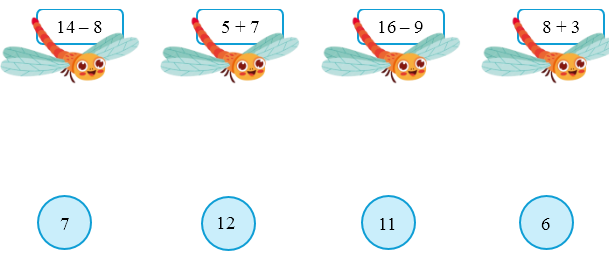 Toán lớp 2 Cánh diều Ôn tập về phép cộng, phép trừ trong phạm vi 20 có đáp án (ảnh 1)