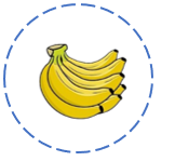 Hình nào dưới đây có 6 quả chuối? (ảnh 2)