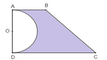 1) Một mảnh vườn h&igrave;nh thang \(ABCD\) c&oacute; (ảnh 1)