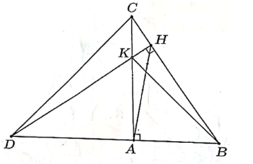 Cho tam giác \[ABC\] vuông tại A (ảnh 1)