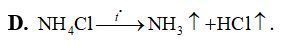 Phản ứng nào dưới đây biểu diễn phương pháp điều chế ammonia trong phòng thí nghiệm? (ảnh 6)