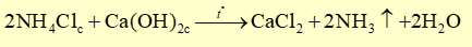 Phản ứng nào dưới đây biểu diễn phương pháp điều chế ammonia trong phòng thí nghiệm? (ảnh 1)