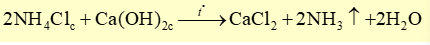 Phản ứng nào dưới đây biểu diễn phương pháp điều chế ammonia trong phòng thí nghiệm? (ảnh 2)