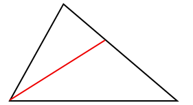 a) Vẽ thêm vào tam giác 1 đoạn thẳng để được 3 hình tam giác. (ảnh 3)