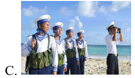 Đâu là hình ảnh của người lính hải quân? (ảnh 1)