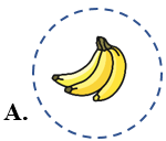 d) Có ba quả chuối trong hình: (ảnh 1)