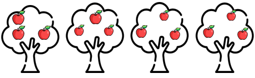 Vẽ thêm để mỗi cây có 3 quả táo. (ảnh 2)