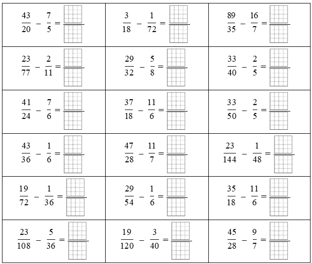Phép trừ phân số 23/4 - 9/2 = (ảnh 2)