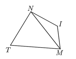 Cho hình vẽ: Có tất cả bao nhiêu góc đỉnh \(N\) trong hình vẽ trên? (ảnh 1)