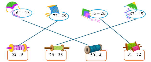 Nối hai phép tính có kết quả bằng nhau: (ảnh 2)
