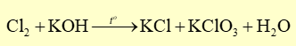 Tỉ lệ số nguyên tử chlorine bị khử và số nguyên tử chlorine bị oxi hóa là (ảnh 2)