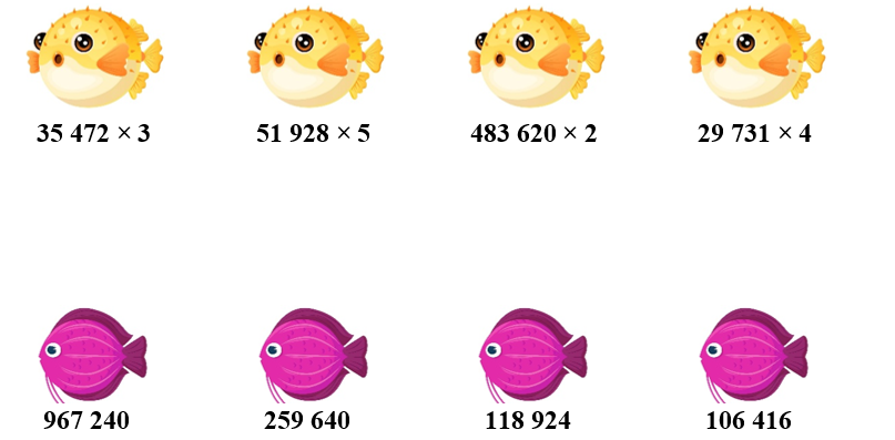 Nối: các phép tính (ảnh 1)