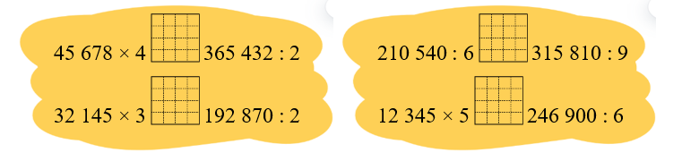 Điền dấu lớn , bé , bằng thích hợp vào chỗ trống: (ảnh 1)