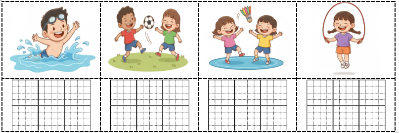 a) Kể tên các hoạt động thể thao dưới đây (ảnh 1)