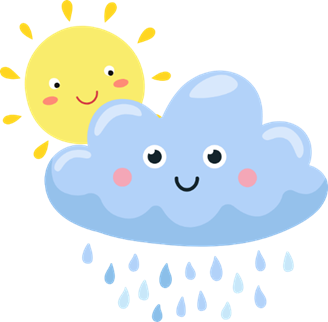 A cartoon of a cloud and sun
AI-generated content may be incorrect.