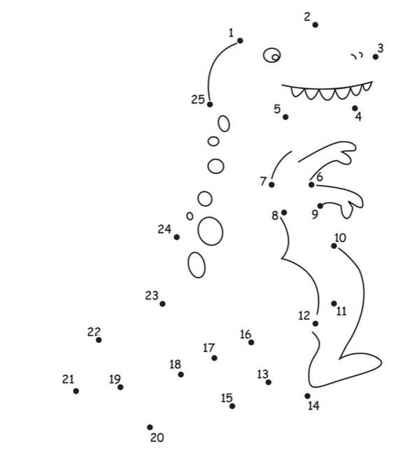 Em nối số theo thứ tự từ bé đến lớn rồi tô màu. (ảnh 1)