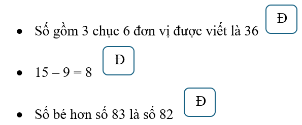 Đúng ghi Đ, sai ghi S: (ảnh 1)