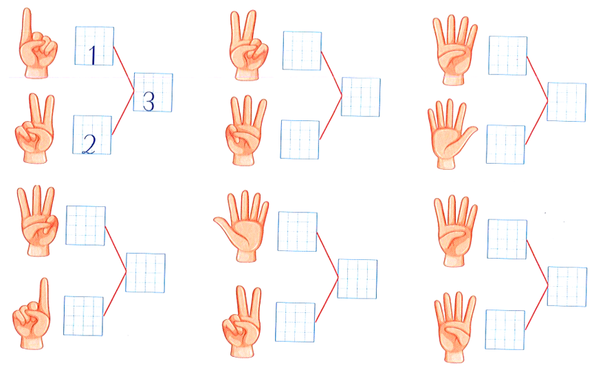 Bài tập cuối tuần Toán lớp 1 Kết nối tri thức Tuần 5 có đáp án (ảnh 1)