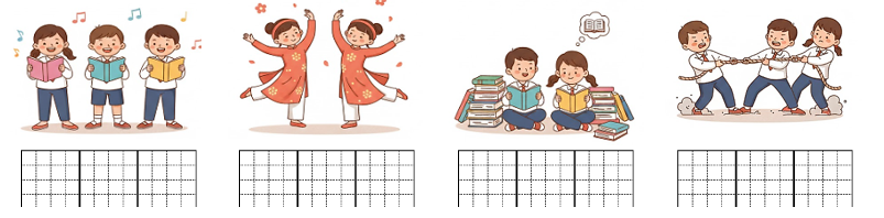 a) Kể tên các hoạt động sau: (ảnh 1)