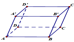 Cho hình hộpABCD.A'B'C'D'. Mặt phẳng ABD song song với mặt phẳng nào trong các mặt phẳng sau đây (ảnh 1)
