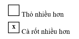 Điền chữ x vào ô trống trước câu trả lời đúng. (ảnh 4)