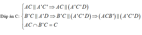 Cho hình hộp ABCD.A'B'C'D' gọi I và J lần lượt là trung điểm của BC và AD Khẳng định nào sau đây sai (ảnh 1)