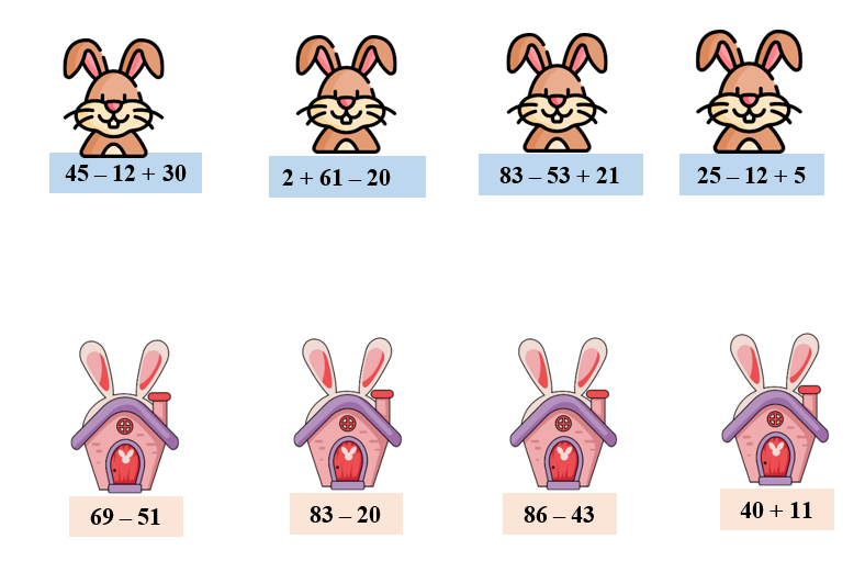 Nối các phép tính có cùng kết quả: (ảnh 1)