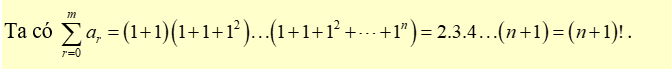 Giả sử (1+x)(1+x+x^2)..... (1+x+x^2 =....x^n) (ảnh 2)
