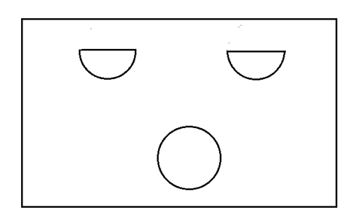 Bên trong một sân thể thao, để chuẩn bị cho cuộc thi ném tạ, người ta dự định vẽ hai nửa hình tròn bằng nhau và một vòng tròn (xem hình vẽ) (ảnh 1)