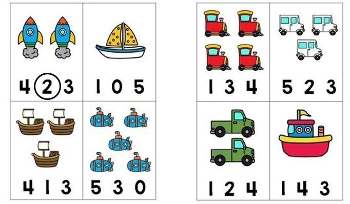 Khoanh tròn vào số thích hợp (theo mẫu): (ảnh 1)