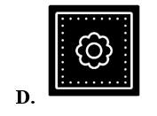 b) Đồ vật nào có dạng hình vuông? (ảnh 4)