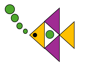 Số? Hình vẽ bên được ghép từ: · …… hình vuông · …… hình tam giác · (ảnh 1)