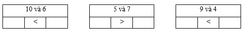 Viết hai số đã cho vào đúng ô trống:   (ảnh 1)